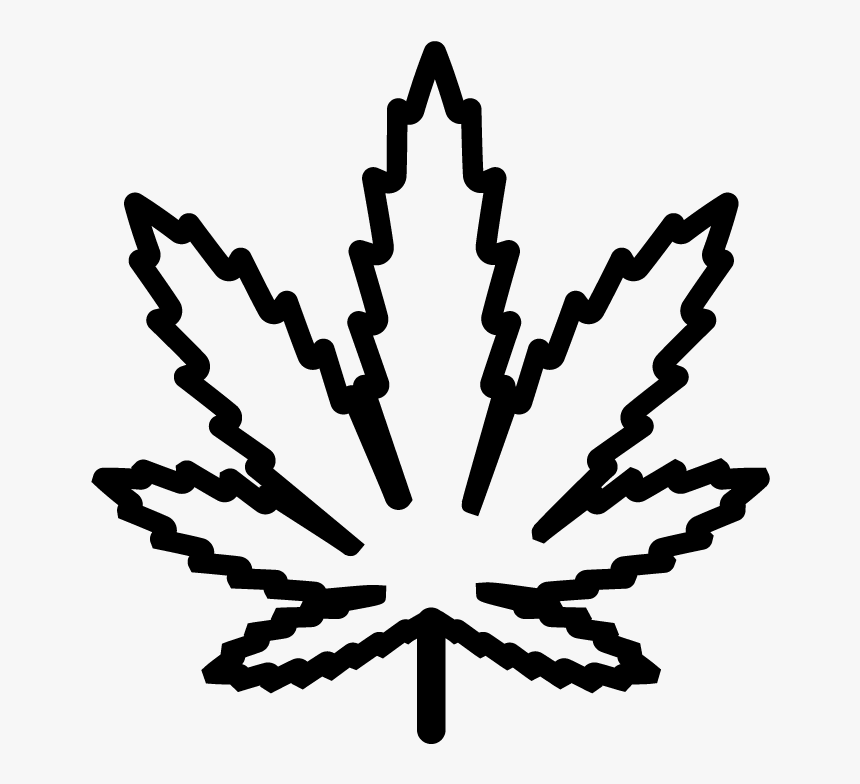 Marijuana Leaf Vector Png, Transparent Png, Free Download