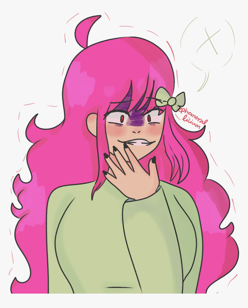 Smug Anime Girl Png - Cartoon, Transparent Png, Free Download