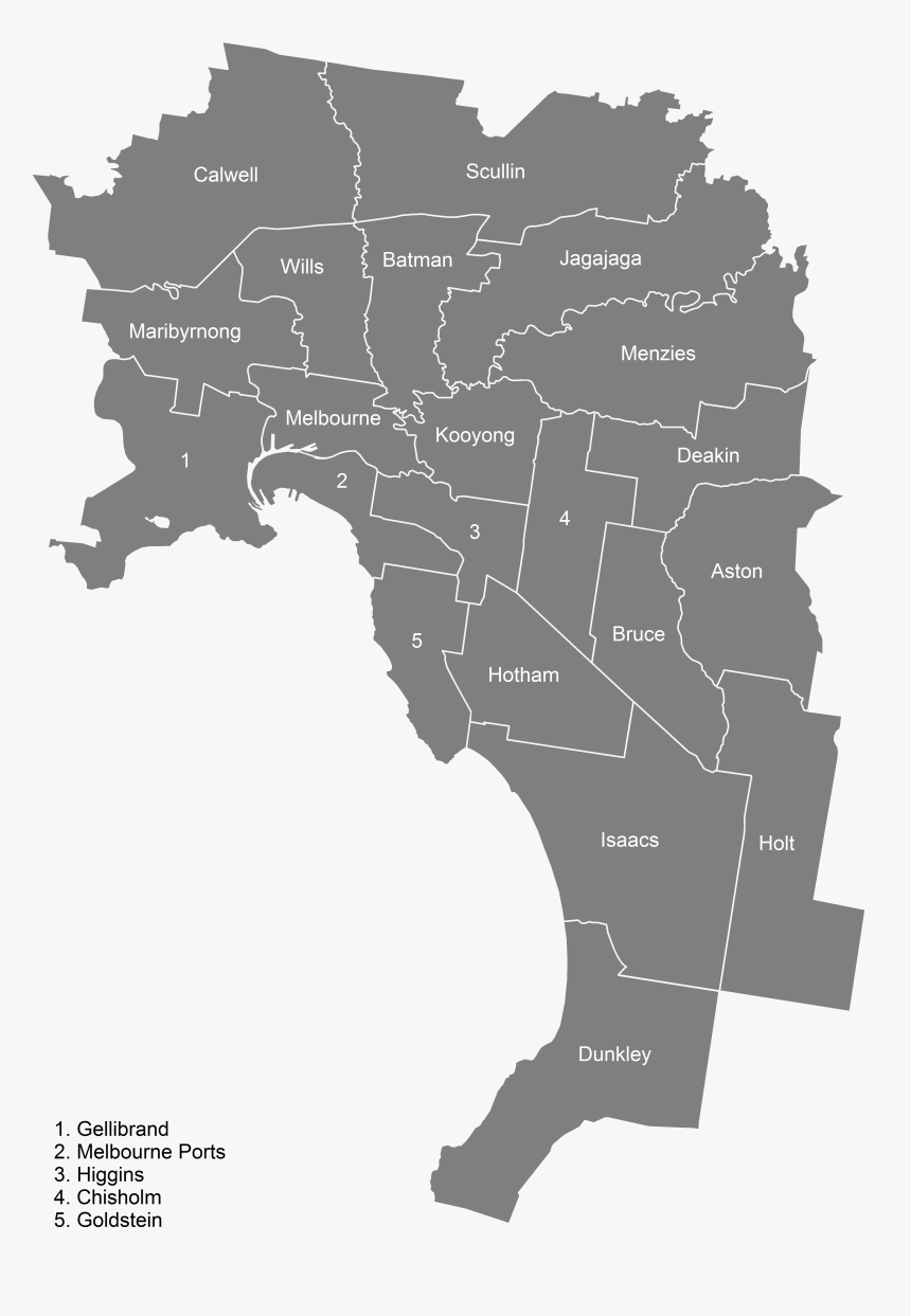 Australian Electoral Divisions Of Melbourne, 2016 - Election, HD Png Download, Free Download