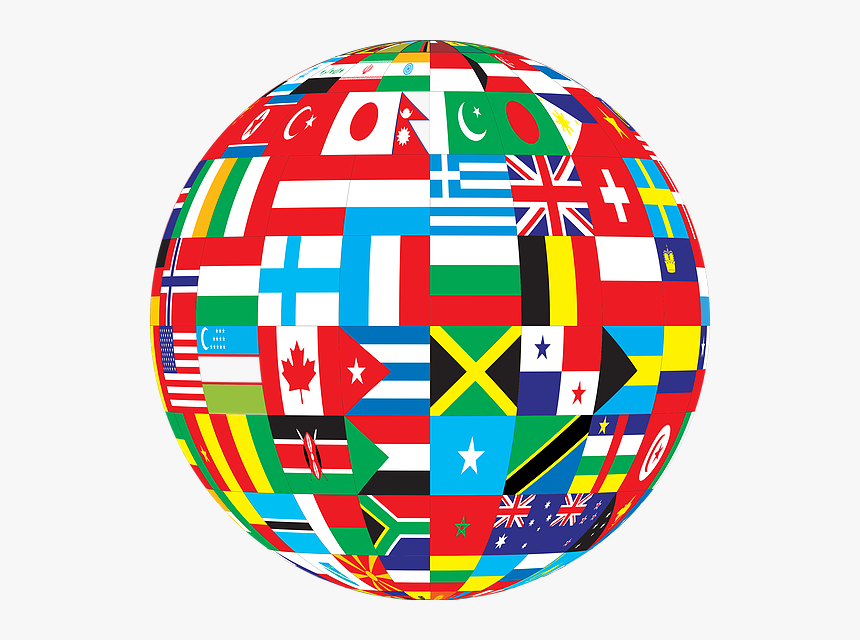 World Flags Globe Png, Transparent Png, Free Download