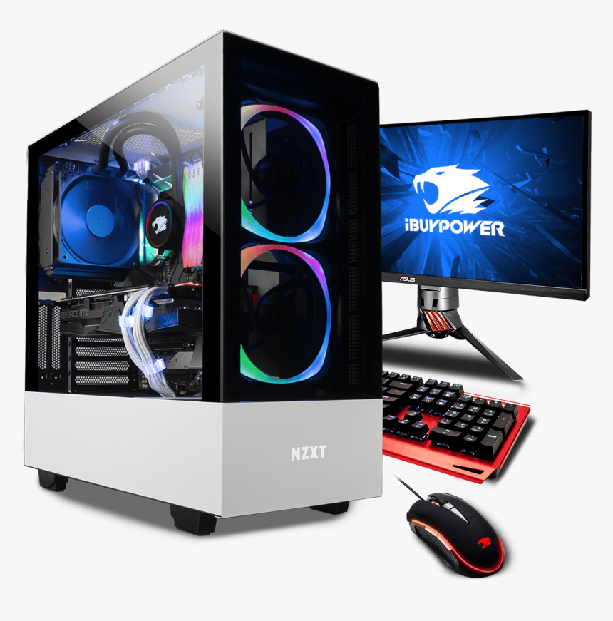 Ibuypower Tt View 21 2x Side Tempered Glass Gaming, HD Png Download, Free Download