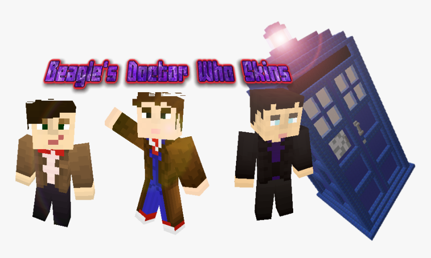 9th Doctor Minecraft Skin, HD Png Download, Free Download