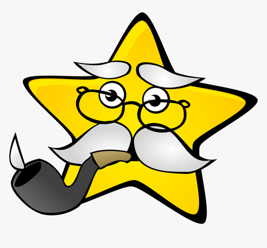 Piped Star Clipart - Old Star Clipart, HD Png Download, Free Download