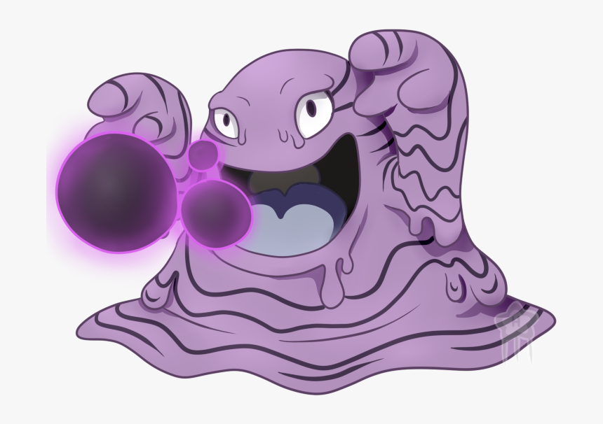 Grimer Used Gunk Shot By Silverthecreator - Grimer Pokemon Fan Art, HD Png Download, Free Download