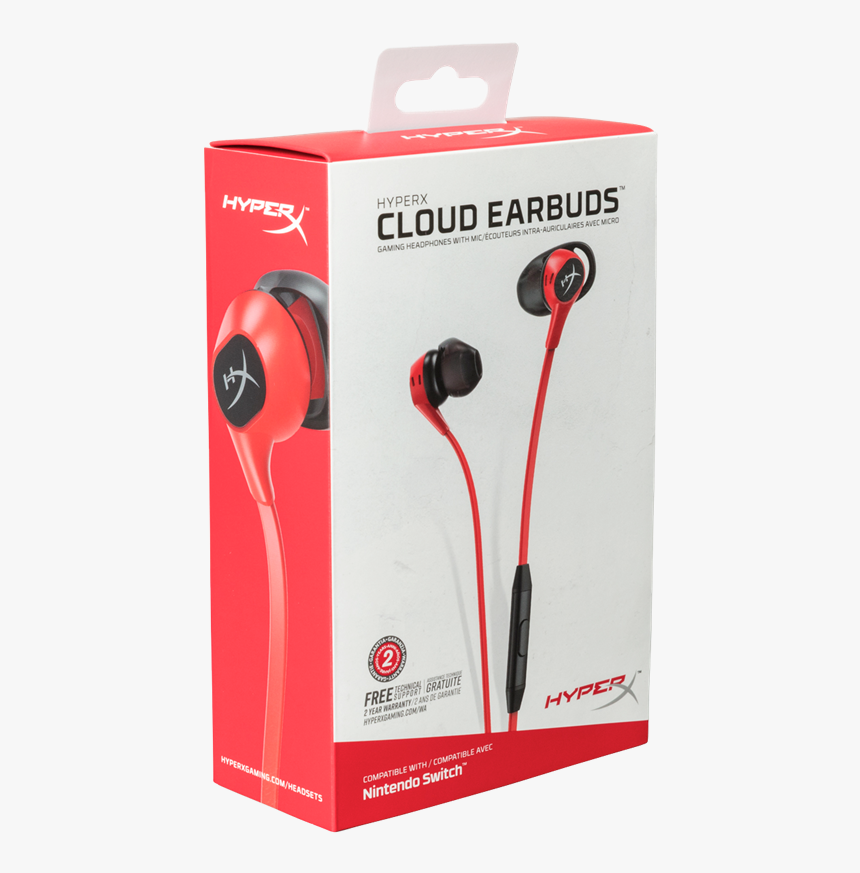 Hyperx Cloud Earbuds, HD Png Download, Free Download