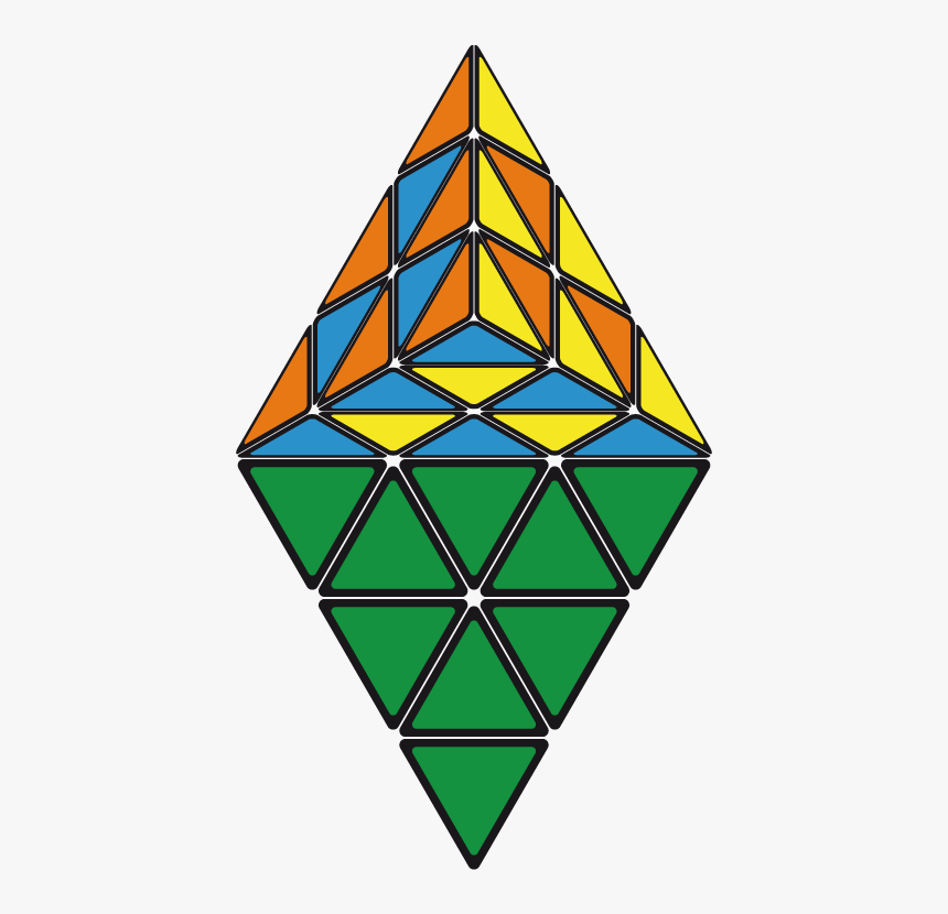 Pretty Patterns Pyraminx - Pyraminx, HD Png Download, Free Download
