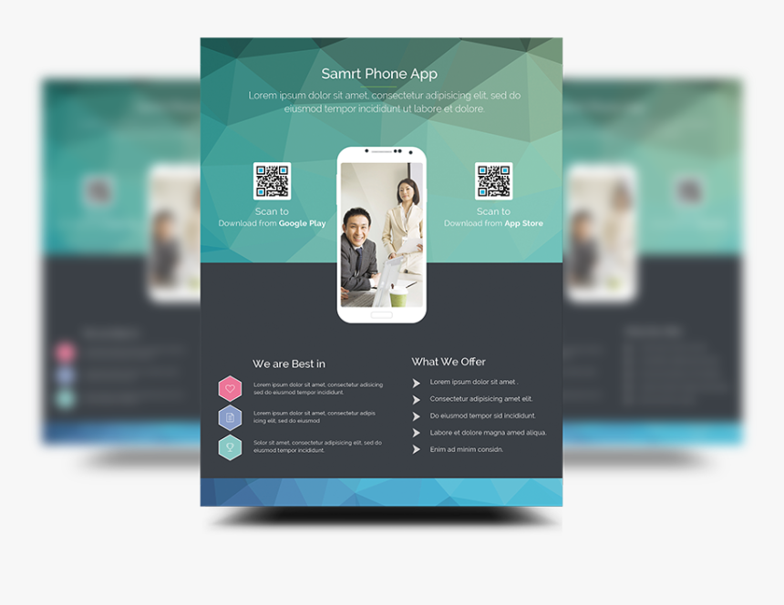 Free Psd Product Flyer Template Promotion - Advertising, HD Png Download, Free Download