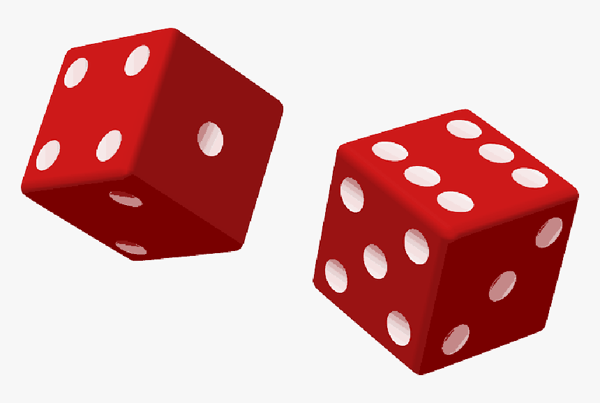 Red, Icon, Two, Recreation, Cartoon, Dice, Free, Games - Gambling Dice, HD Png Download, Free Download