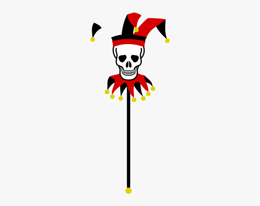 Skull Marotte - Skull And Crossbones, HD Png Download, Free Download