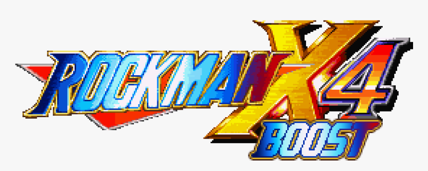 Rockmanx4 Boost Logo - Megaman X 4 Hack, HD Png Download, Free Download