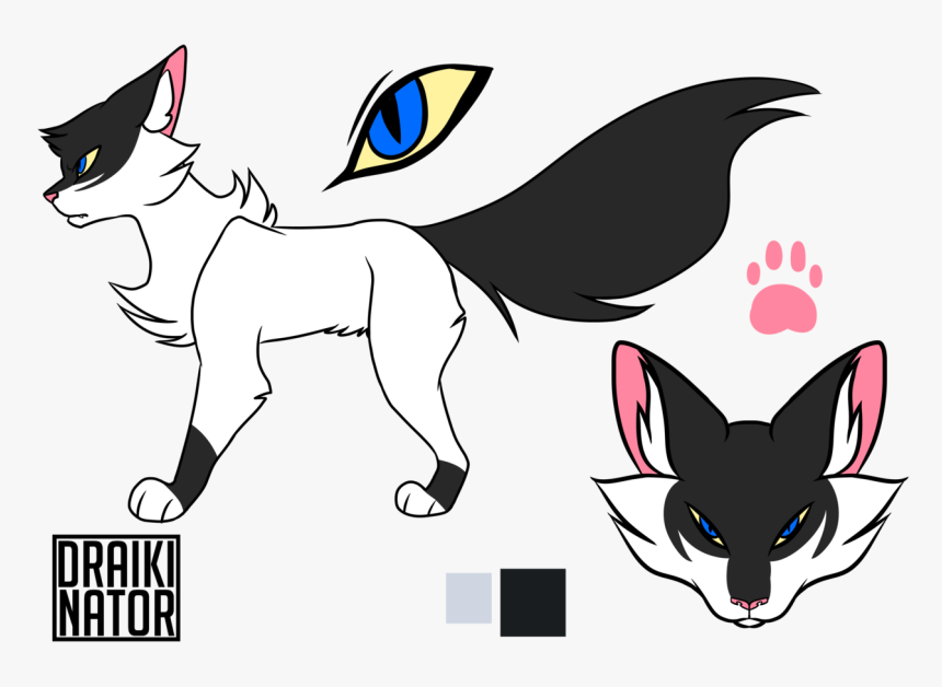 Draikinator Warrior Cats Designs - Cartoon, HD Png Download, Free Download