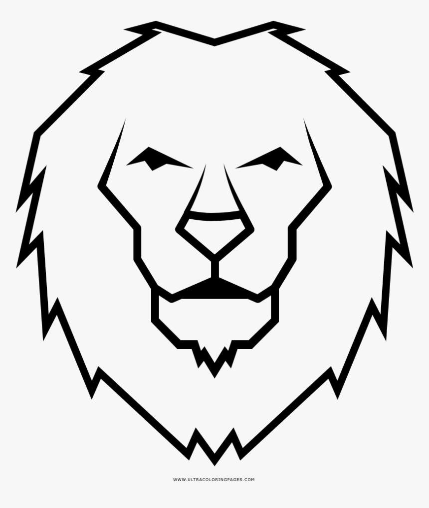 Lion Coloring Page - Desenhos De Leão Para Desenhar, HD Png Download, Free Download