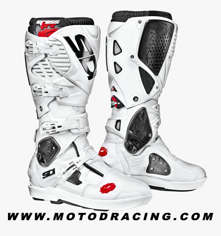 Sidi Crossfire 3 Sr Boots White - Sidi Crossfire 3 Srs White, HD Png Download, Free Download