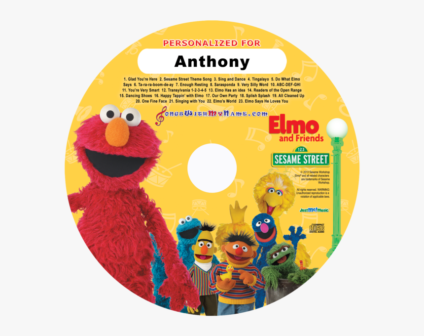 Happy Tappin With Elmo - Elmo Songs With My Name, HD Png Download, Free Download