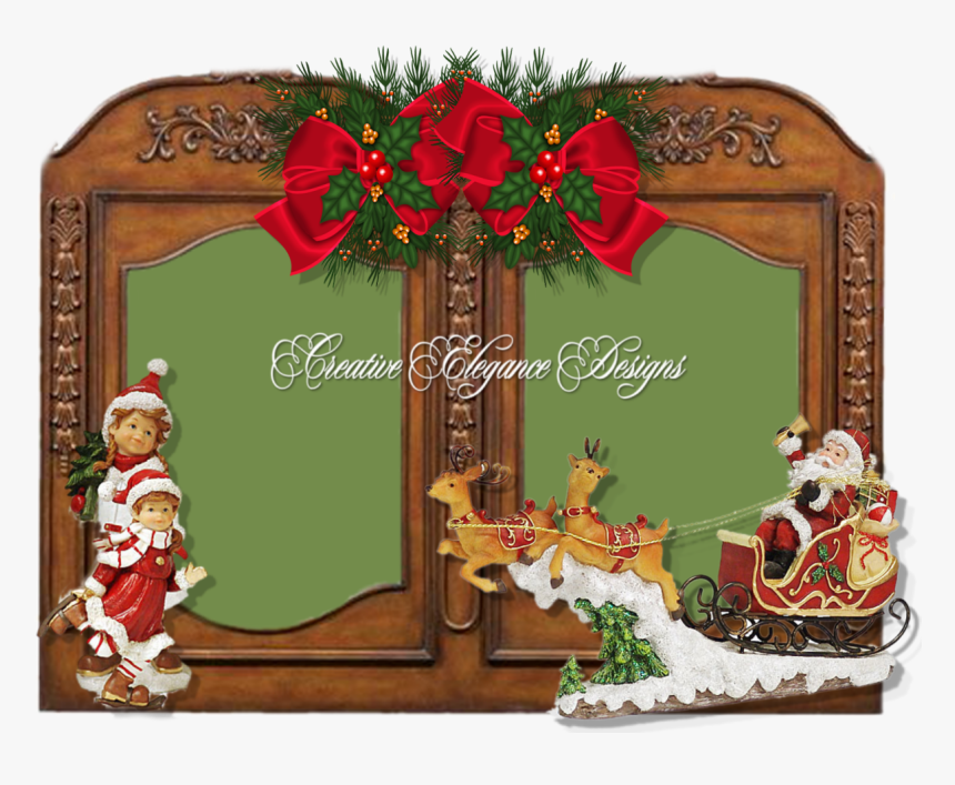 Double Christmas Picture Frame, HD Png Download, Free Download
