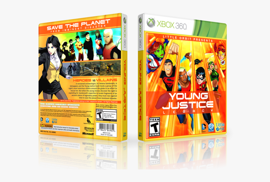 Young Justice Legacy Box Art Cover - Fictional Character, HD Png Download, Free Download