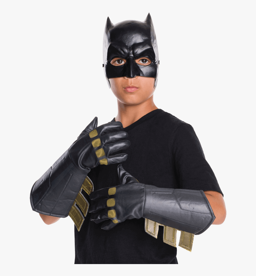 Kids Dawn Of Justice Batman Gauntlets - Batman Vs Superman Batman Costume For Kids, HD Png Download, Free Download