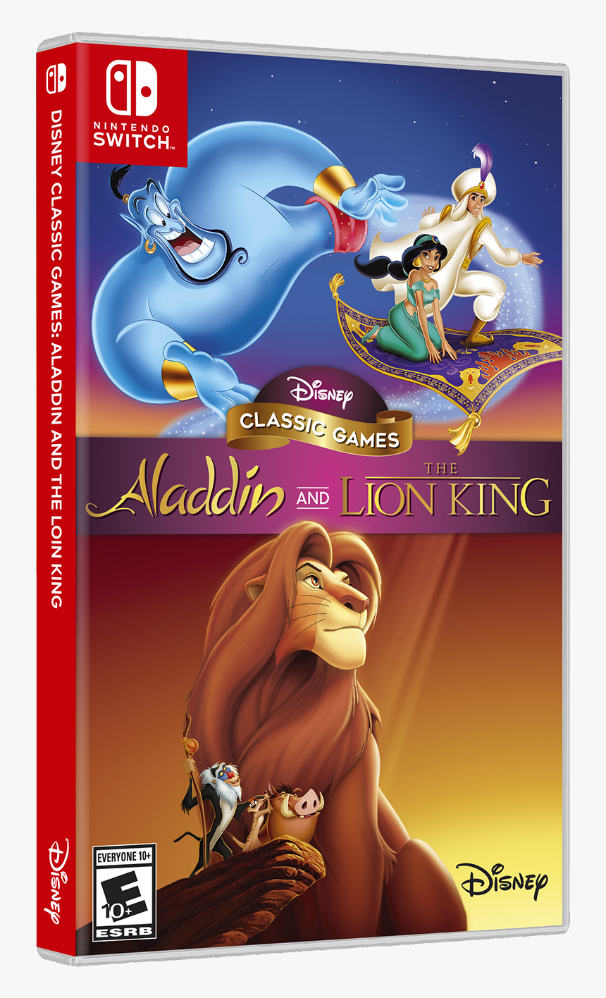 Disney Classic Games Aladdin And The Lion King Switch, HD Png Download, Free Download