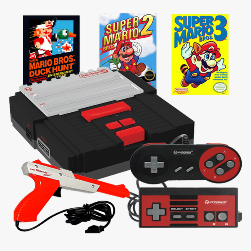 Retron 2 System Consoel Mario 123 Zapper Game Bundle - Super Mario Bros 3, HD Png Download, Free Download