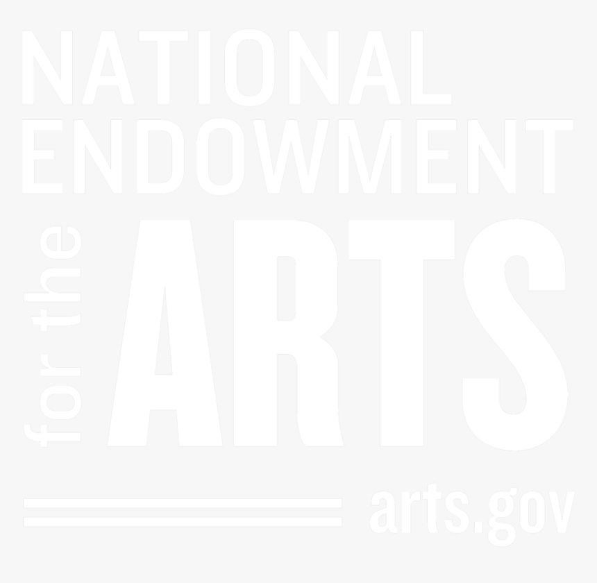 2018 Logobw Square White On Black Opt2 - National Endowment For The Arts, HD Png Download, Free Download