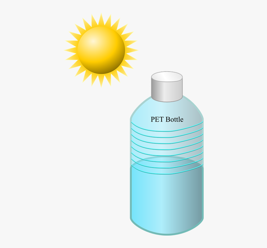 Botella De Agua En El Sol, HD Png Download, Free Download