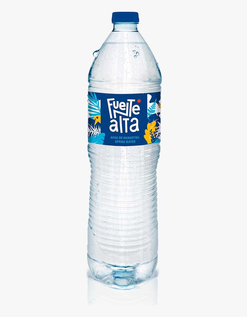 Botella De Agua Fuente Alta, HD Png Download, Free Download