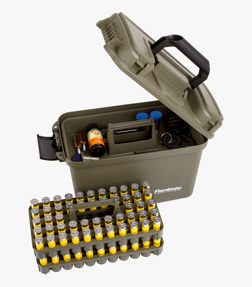 Flambeau 1408st Shotshell Ammo Can With Trays 12/20 - Shotgun Shell Storage, HD Png Download, Free Download