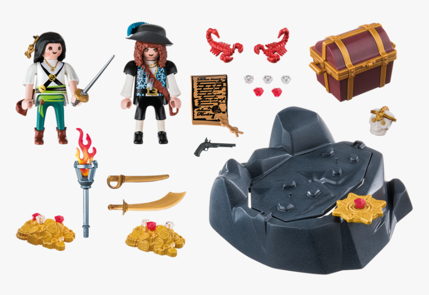 Playmobil Pirate Treasure Hideout, HD Png Download, Free Download