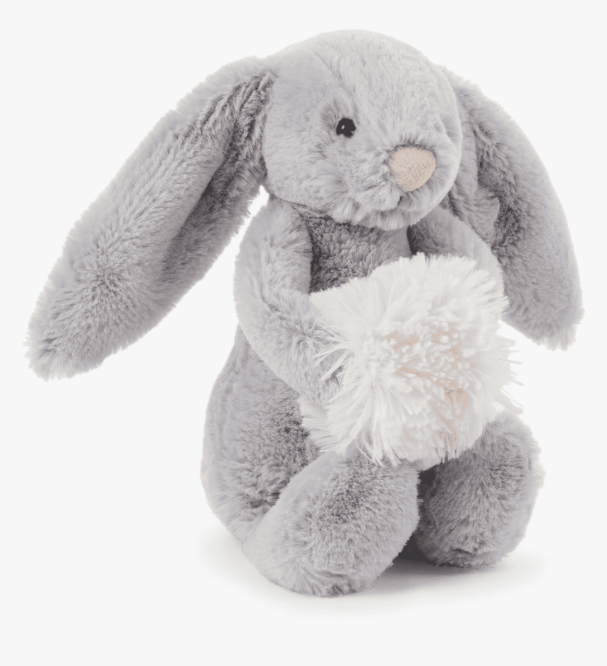 Jellycat Bashful Snow Bunny Grey, HD Png Download, Free Download