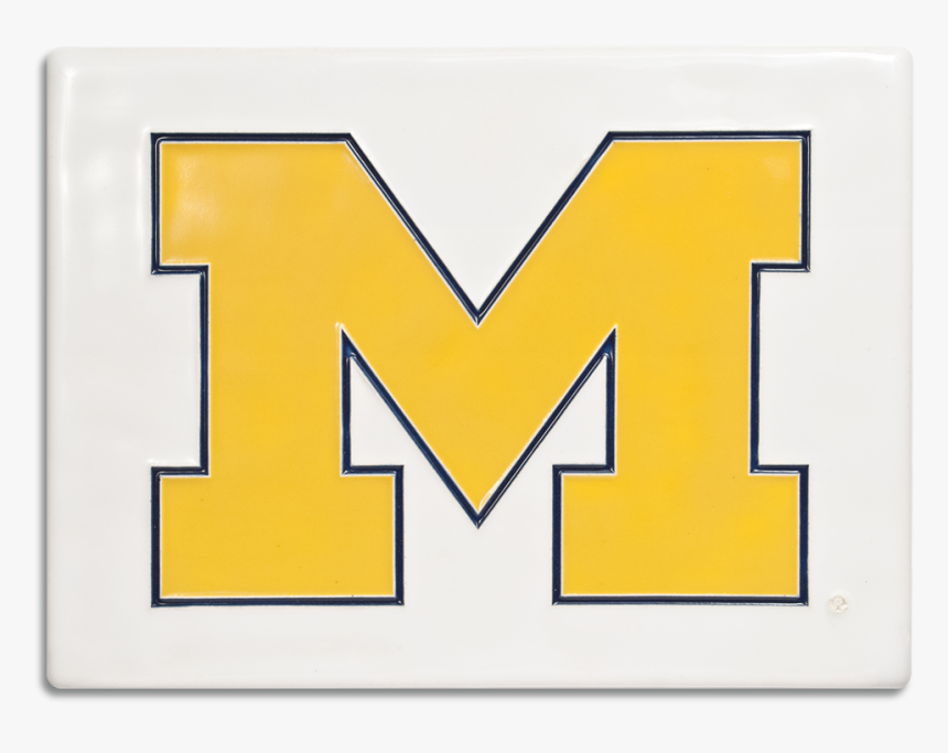 U Of M Block M Tile On White - University Of Michigan, HD Png Download, Free Download