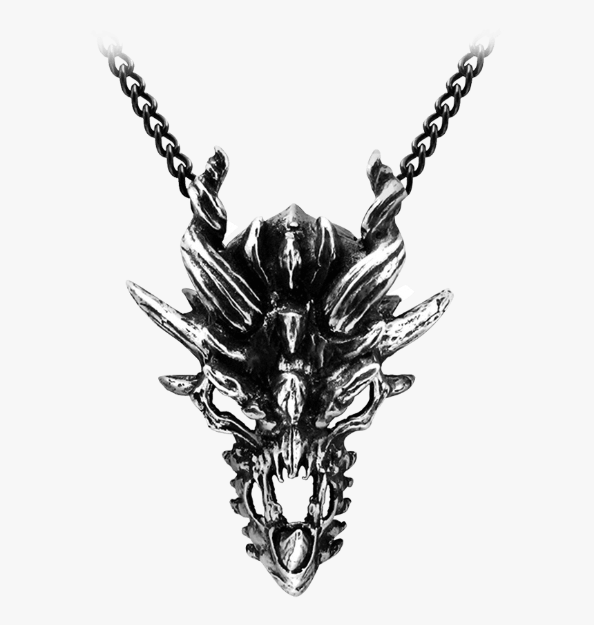 Dragon Skull Necklace - Necklace, HD Png Download, Free Download