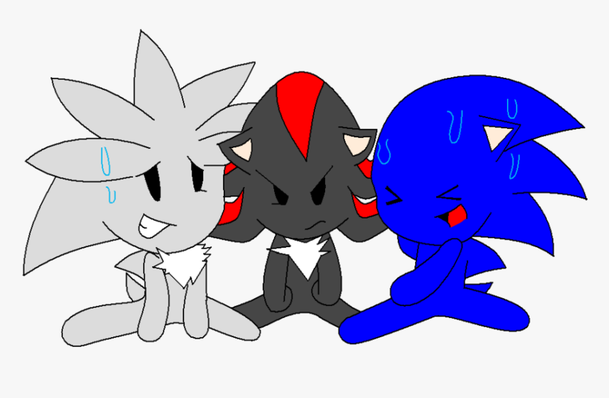 900 X 572 - Sonic Exe Silver Exe And Shadow Exe, HD Png Download, Free Download