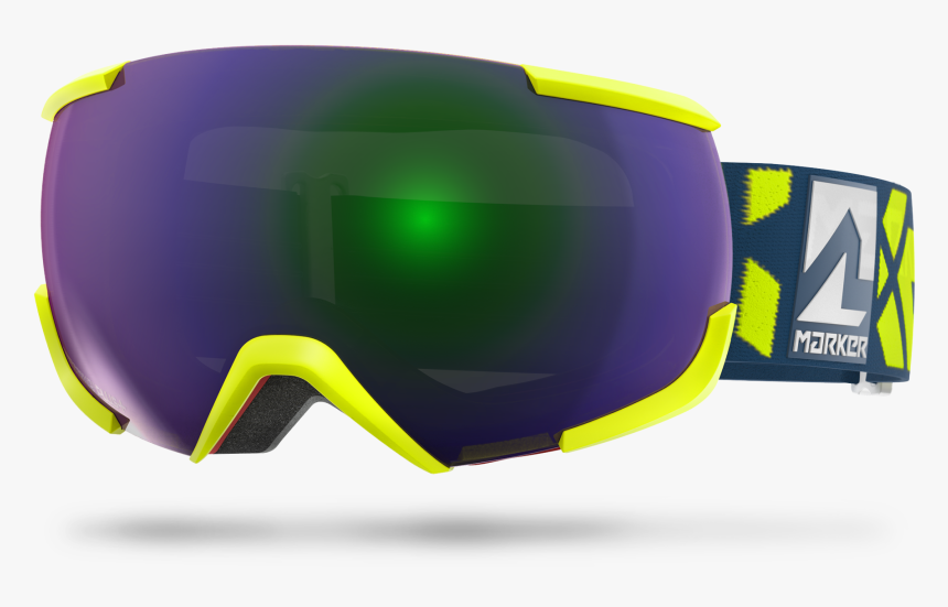 10 Map Neon Yellow - Snow Goggles, HD Png Download, Free Download