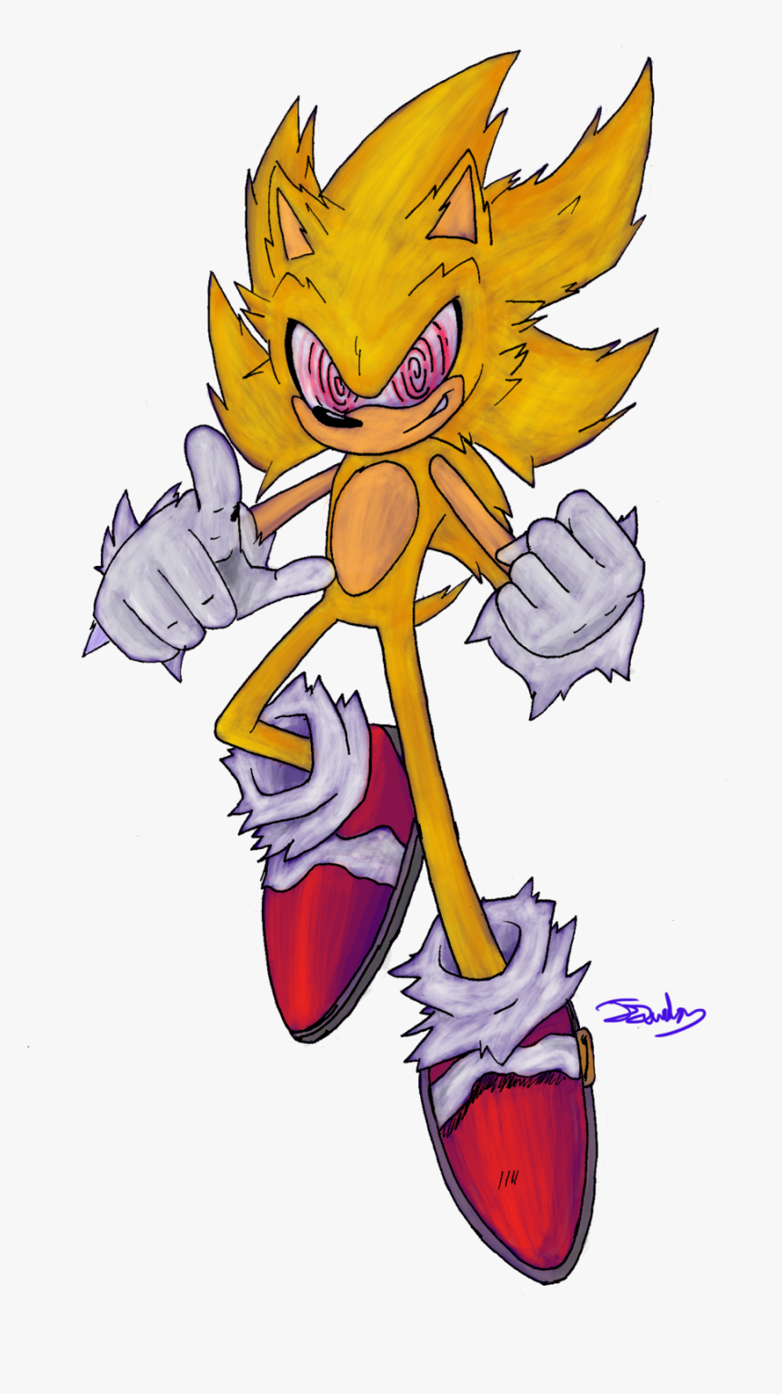 Fleetway Super Sonic, HD Png Download, Free Download