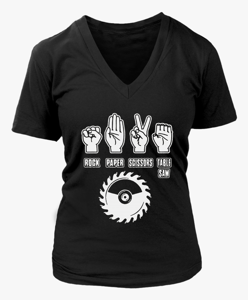 Ock Paper Scissors Table Saw - Carpenter T Shirts Funny, HD Png Download, Free Download