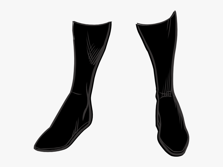 Black Boots Clip Art - Black Boots Clipart, HD Png Download, Free Download