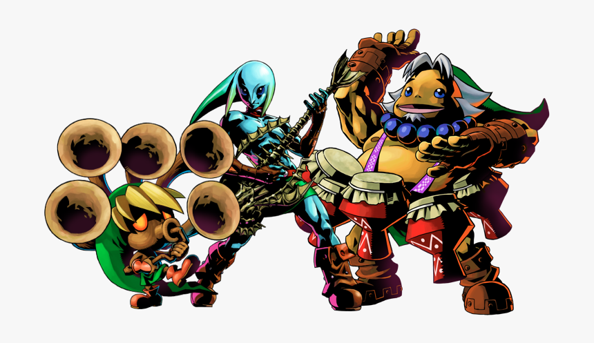 Legend Of Zelda Majora's Mask Goron Link, HD Png Download, Free Download