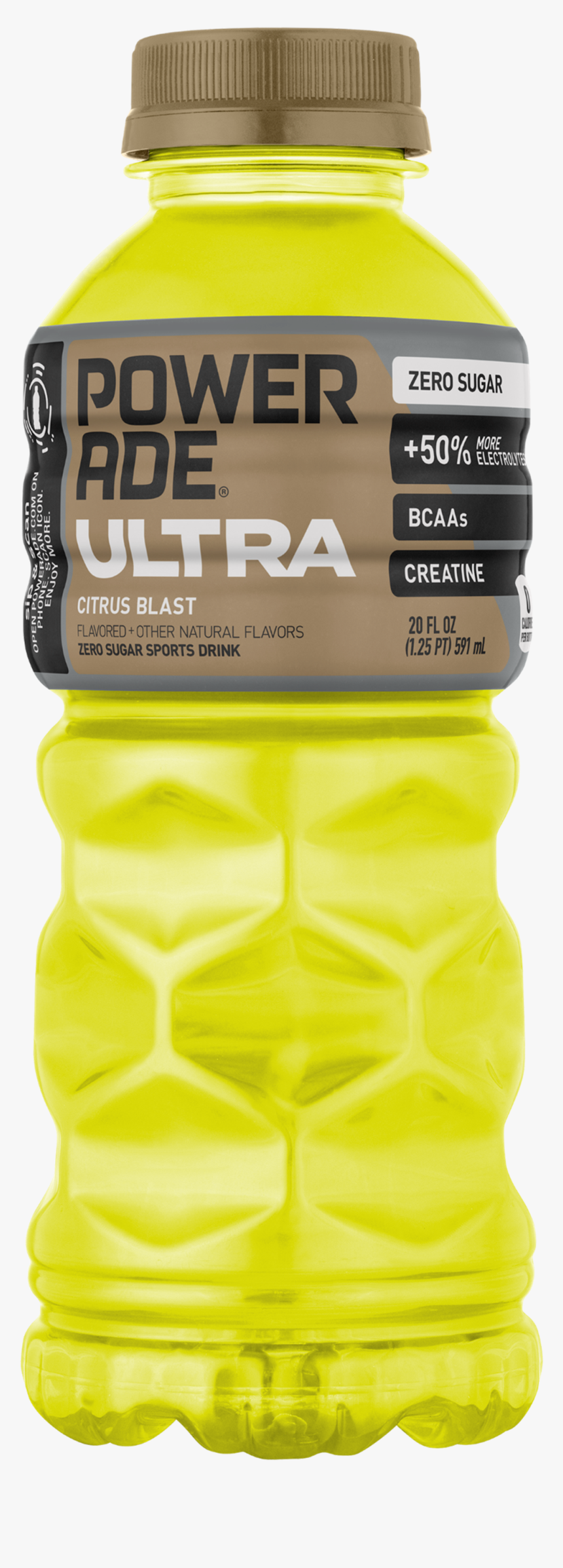 Pa Ultra Citrus Creatine 20oz Dry - Powerade Ultra White Cherry, HD Png Download, Free Download