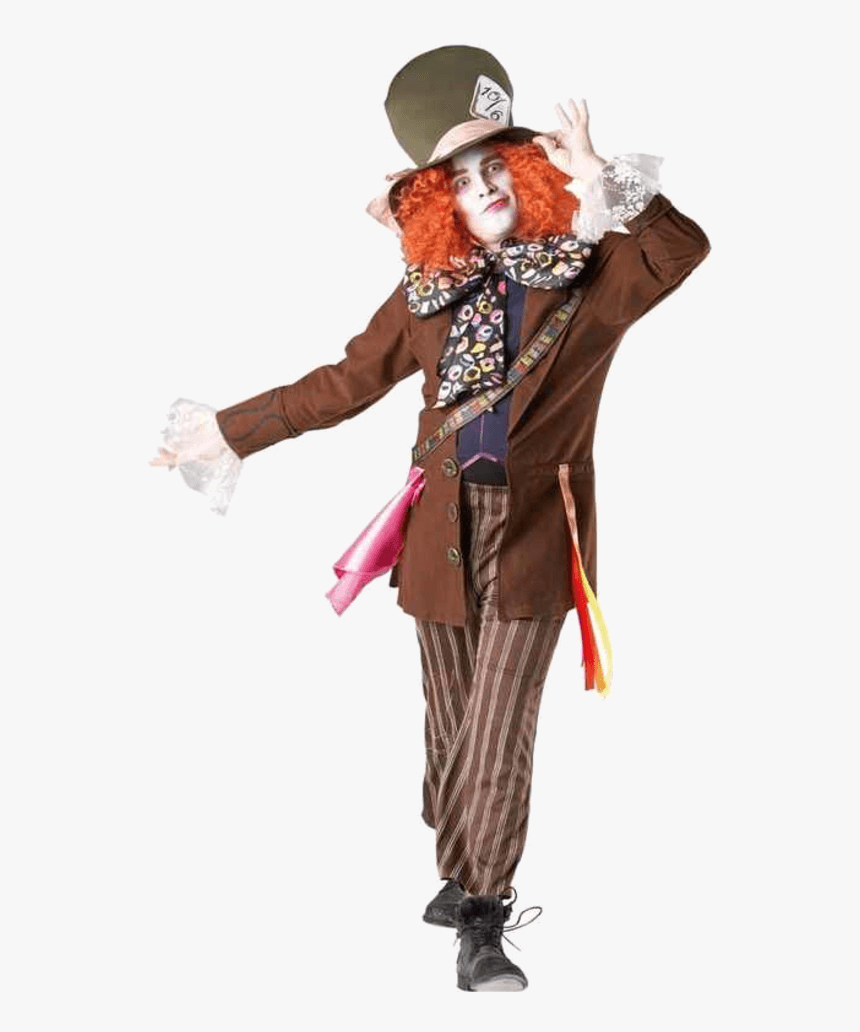 Details About Mens Disney Mad Hatter Alice In Wonderland - Mad Hatter Alice In Wonderland, HD Png Download, Free Download