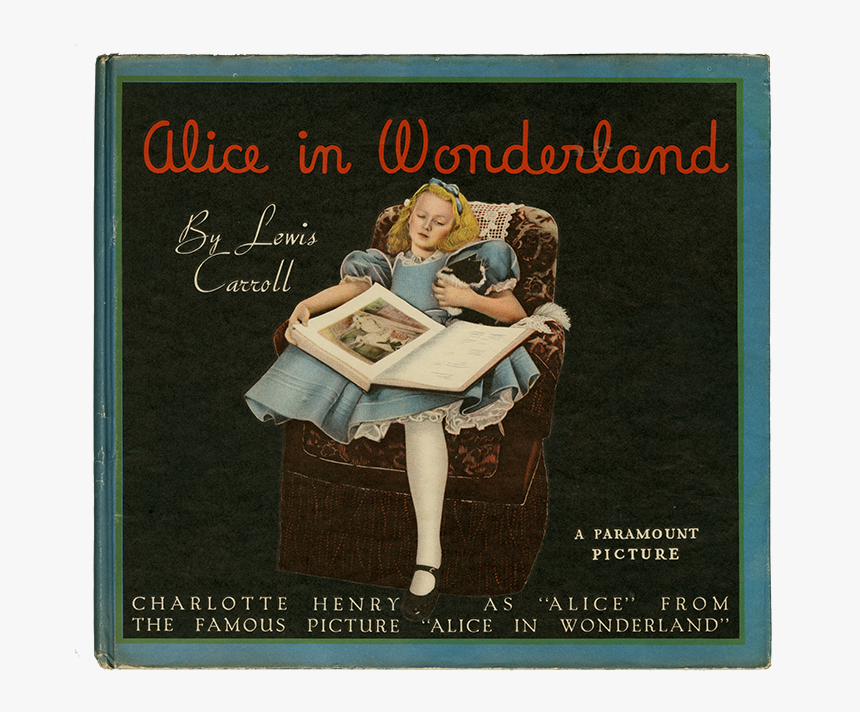 Paramount - Vintage Alice In Wonderland Book Cover, HD Png Download, Free Download