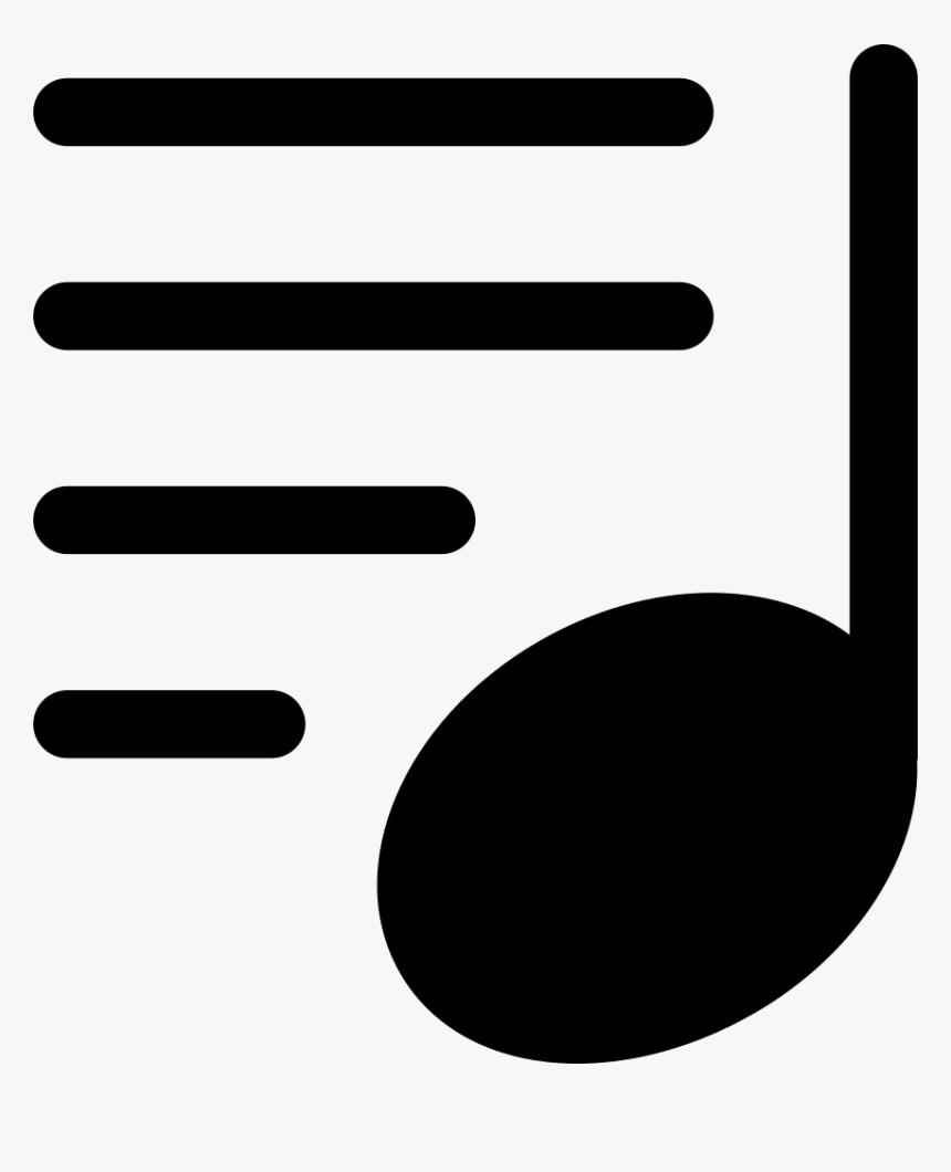 Img - Music Text Icon, HD Png Download, Free Download