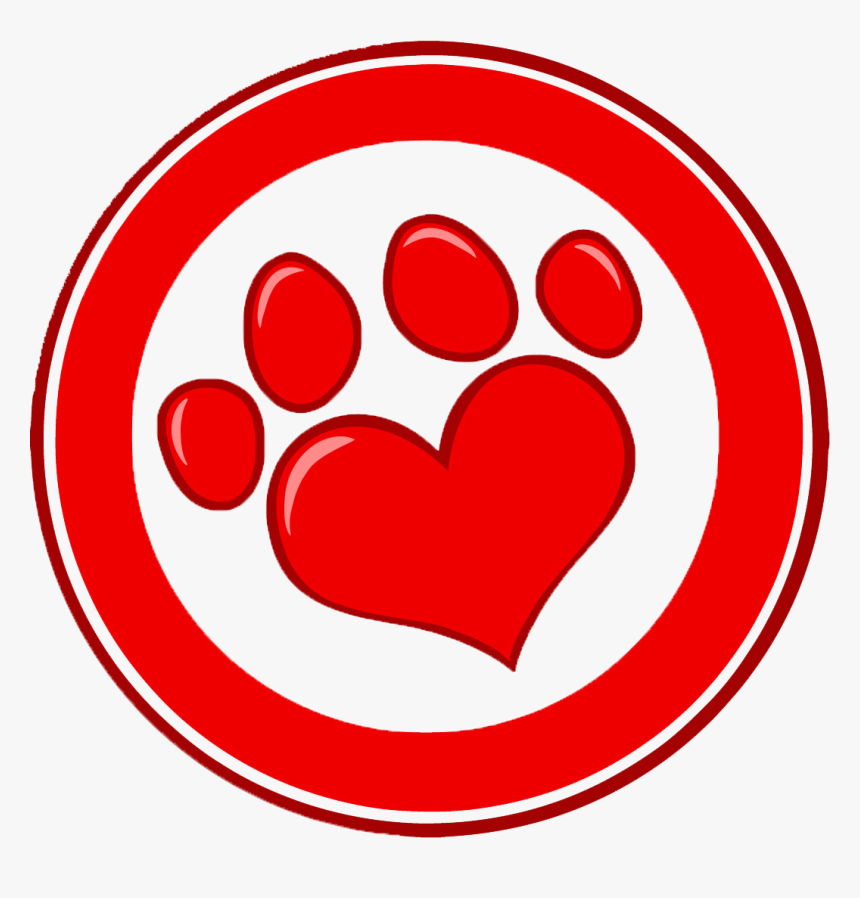 Red Dog Paw Clipart Image Royalty Free Puppy Dog Clip - Dog And Valentines Clip Art Free, HD Png Download, Free Download