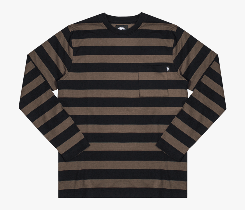Malcolm Stripe - Black/brown - Sweater, HD Png Download, Free Download