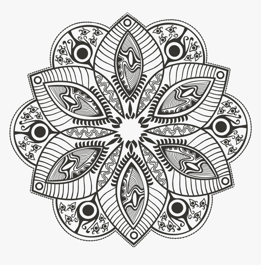 Flowers Christmas Coloring Pages, HD Png Download, Free Download