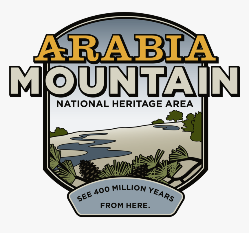 Arabia Mtn Nha Logo Clear 2 - Arabia Mountain National Heritage Area Logo, HD Png Download, Free Download