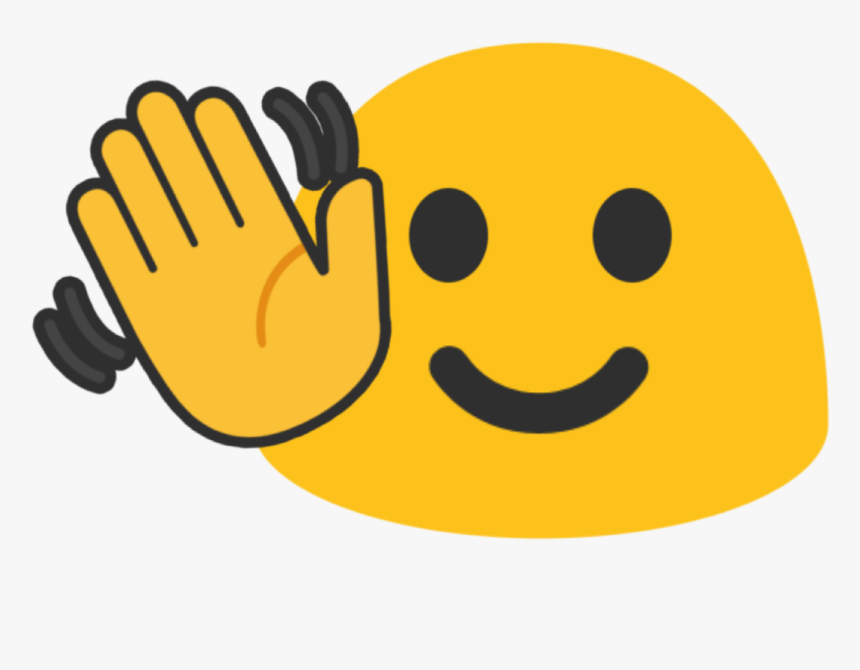 #iemoji - “wave-hand” - #freetoedit - Smiley, HD Png Download, Free Download