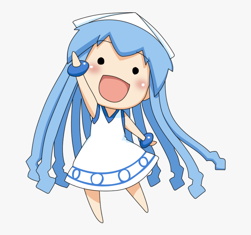 Squid Girl Png - Squid Girl Anime Png, Transparent Png, Free Download