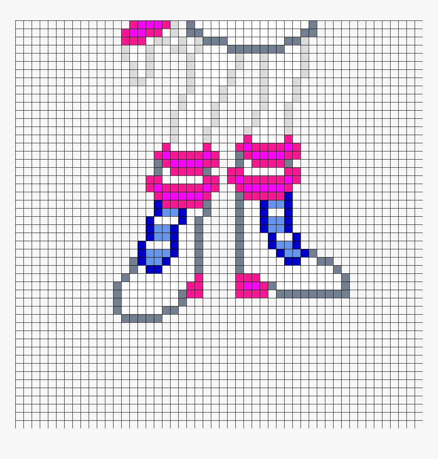 Equestria Girls Vinyl Scratch Part2 Perler Bead Pattern - Art, HD Png Download, Free Download