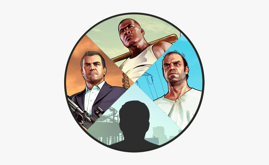 #sticker #gang #ak47 #criminal #crime #rhyme #gta #gtav - Gta 5 Character Wheel Png, Transparent Png, Free Download