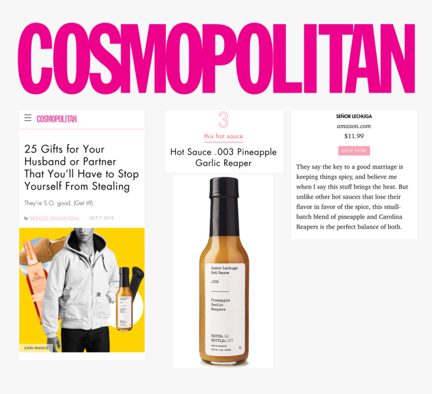 “25 Gifts For Your Husband Or Partner That You’ll Have - Cosmopolitan Magazine Logo, HD Png Download, Free Download